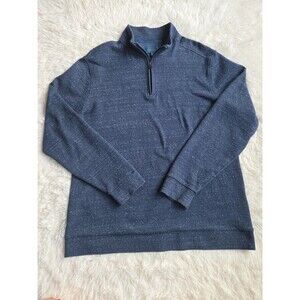 Fairlane 1/4 Zip Pullover Sweatshirt Size XL Blue Athleasure Outdoor Comfy